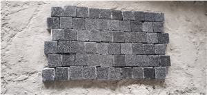 G684 Granite Cubes Cobblestone Mongolian Black Cobblestone